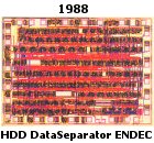 HDD Data Endec for RLL Coding; Bipolar, 2000 Components